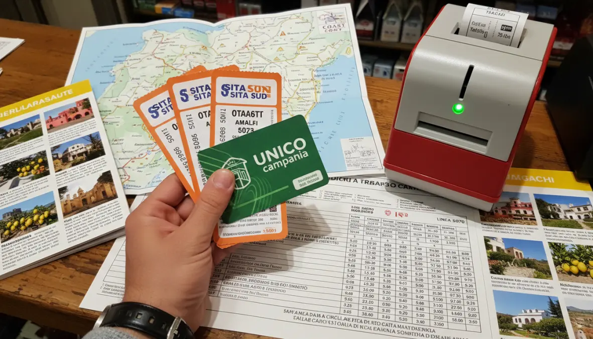 SITA bus tickets and travel pass for Amalfi Coast public transportation system