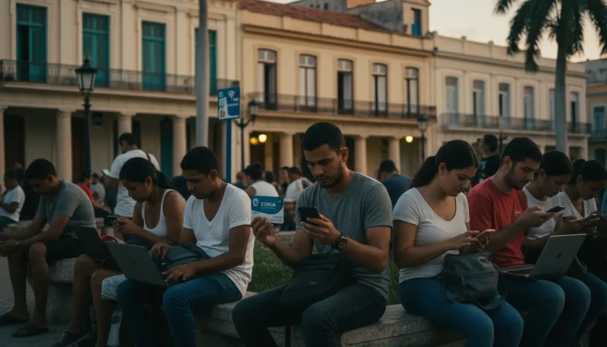 Public WiFi hotspot and internet access in Cuba for travelers staying connected