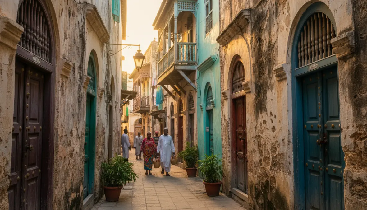 Historic Stone Town architecture in Zanzibar travel guide