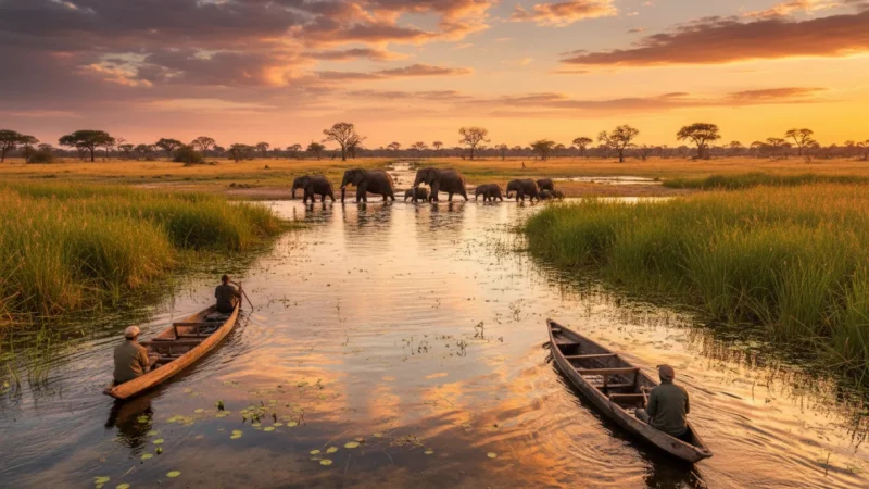 Okavango Delta Safari: Mokoro Canoe vs Traditional Game Drives – Which to Choose?