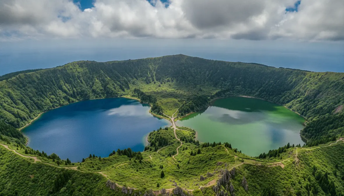 Azores volcanic crater lakes showcasing raw natural beauty for nature lovers