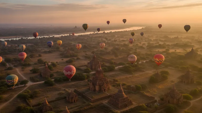 Bagan Temples Myanmar: Complete Guide to Ancient Pagodas and Hot Air Balloon Adventures