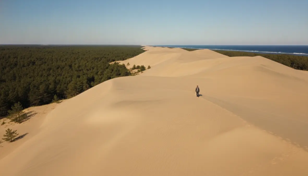 Curonian Spit sand dunes Lithuania Baltic states itinerary highlight